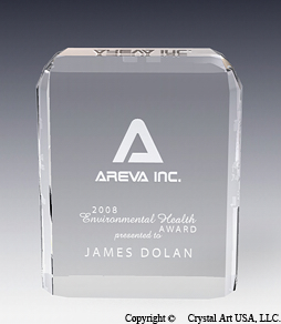 crystal menorah award