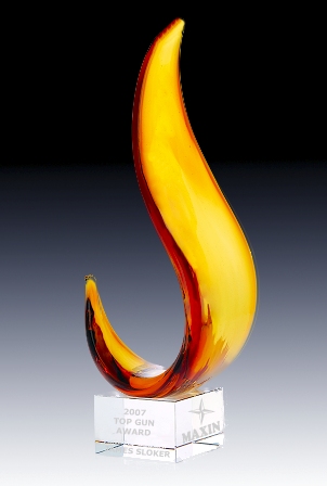 crystal flame award