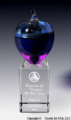 crystal apple award