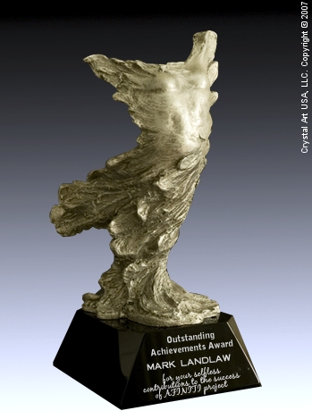 Winged Victory Antique Silver