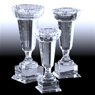 crystal trophy cup