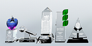 crystal awards and trophies