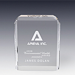 crystal menorah award
