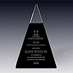 Top Peak Plaque crystal award