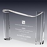 scroll crystal award