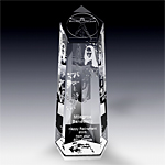 crystal and pewter eagle