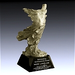 Winged Victory Antique Silver