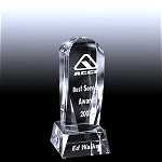 spire obelisk flame crystal award