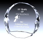 gemcut crystal paperweight